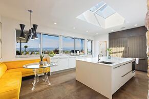 Stylish Hillside Retreat with Pool & Views
