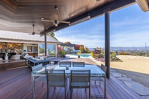 Stylish Hillside Retreat with Pool & Views