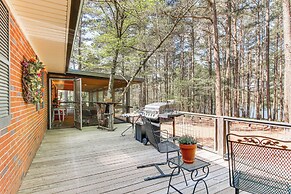 136 Private Acres: Lakefront Aiken County Home!