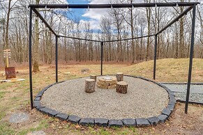 Hot Tub & Fire Pits: Albrightsville A-frame Cabin