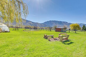 5 Mi to Downtown Logan: Scenic Retreat w/ Patio