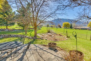 5 Mi to Downtown Logan: Scenic Retreat w/ Patio