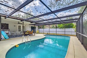 Pool, Lanai & Fire Pit: Home in Spring Hill!