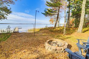 Dock & Fire Pit: Lakefront Cottage in Gould City!