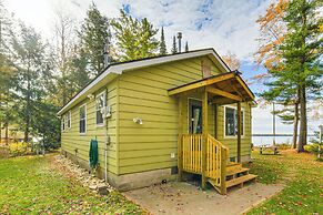 Dock & Fire Pit: Lakefront Cottage in Gould City!