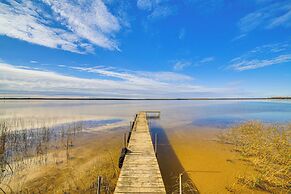 Dock & Fire Pit: Lakefront Cottage in Gould City!