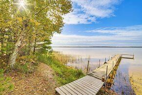 Dock & Fire Pit: Lakefront Cottage in Gould City!