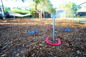 UNC Hideaway King Beds, Backyard & Bicycles