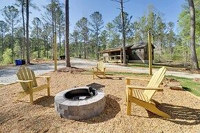 Fire Pit + Lake Access: Cabin Retreat in Heflin