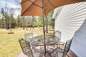 Tenstrike Lake House on 60 Acres: Hike & Fish!