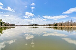 Tenstrike Lake House on 60 Acres: Hike & Fish!