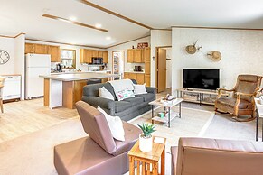 Tenstrike Lake House on 60 Acres: Hike & Fish!