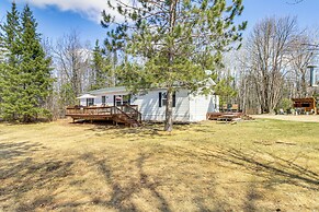 Tenstrike Lake House on 60 Acres: Hike & Fish!