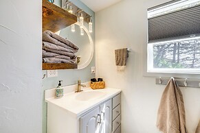 Walk to Winema Road Beach: Home w/ Hot Tub!