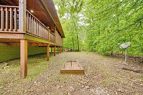 Private Hot Tub & Deck: Woodsy Broken Bow Retreat