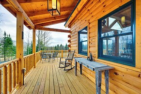 White Mtn Views: Idyllic Log Cabin in Jefferson!
