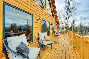 White Mtn Views: Idyllic Log Cabin in Jefferson!
