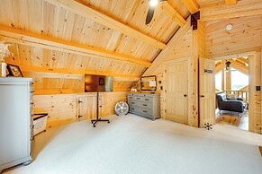 White Mtn Views: Idyllic Log Cabin in Jefferson!