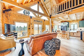 White Mtn Views: Idyllic Log Cabin in Jefferson!
