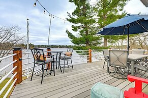Dock, Deck & View: Lakefront Chippewa Falls Studio