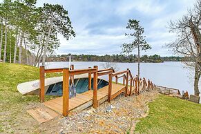 Dock, Deck & View: Lakefront Chippewa Falls Studio