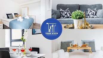 Modern 1 Bed Flat in Town Centre - Free Wifi