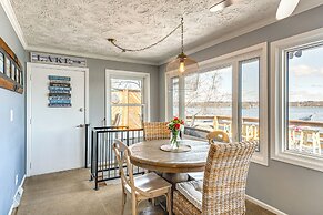 Furnished Deck w/ Views: Mukwonago Lake House!