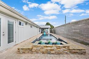 100 Steps to Beach Pool Hot Tub BBQ Playground