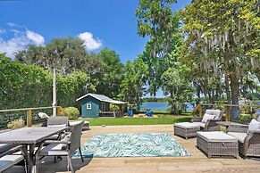 Lakeside Water View Kayak BBQ Grill Fire Pit