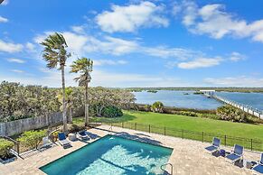 Waterfront Home w Patio Heated Pool Dock Beach