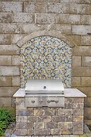 Stay in A Castle In St Augustine Hot Tub Fireplace