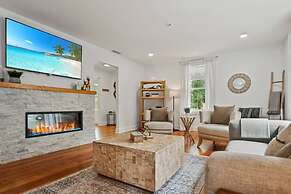 Stay in A Castle In St Augustine Hot Tub Fireplace