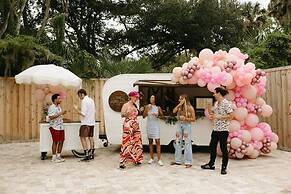 Stay in A Castle In St Augustine Hot Tub Fireplace