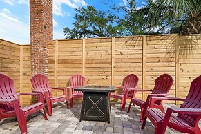 Stay in A Castle In St Augustine Hot Tub Fireplace