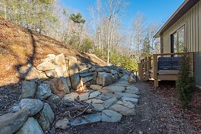 Modern Forest Retreat Sauna Fireplace Views