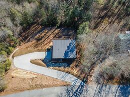 Modern Forest Retreat Sauna Fireplace Views