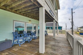 Walk to Coast: Crystal Beach Gem w/ Deck & Views