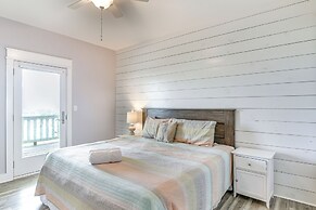 Walk to Coast: Crystal Beach Gem w/ Deck & Views