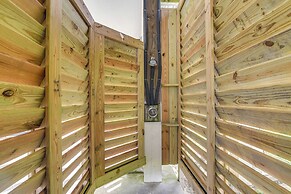 Walk to Coast: Crystal Beach Gem w/ Deck & Views