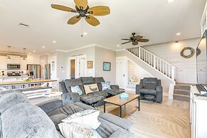 Walk to Coast: Crystal Beach Gem w/ Deck & Views