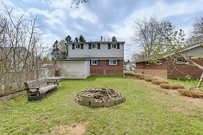 Walk to Edinboro Lake: Home w/ Fire Pit!