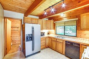Hot Tub, 1 Mi to Beach: 12-acre Fort Bragg Cabin!