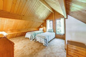 Hot Tub, 1 Mi to Beach: 12-acre Fort Bragg Cabin!