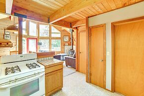 Hot Tub, 1 Mi to Beach: 12-acre Fort Bragg Cabin!