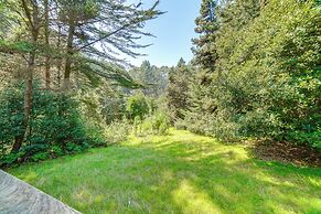 Hot Tub, 1 Mi to Beach: 12-acre Fort Bragg Cabin!