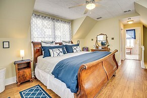 1 Block to Crescent Lake: Charming Home w/ Porch!