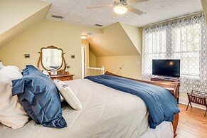 1 Block to Crescent Lake: Charming Home w/ Porch!