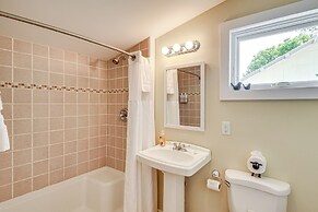 1 Block to Crescent Lake: Charming Home w/ Porch!