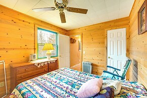 1 Mi to South Twin Lake: Cabin w/ Deck in Trego!
