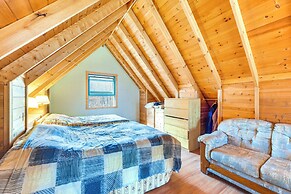 1 Mi to South Twin Lake: Cabin w/ Deck in Trego!